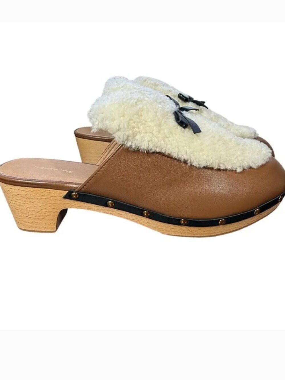 All Black Sherpa Clog Size US 10 New
